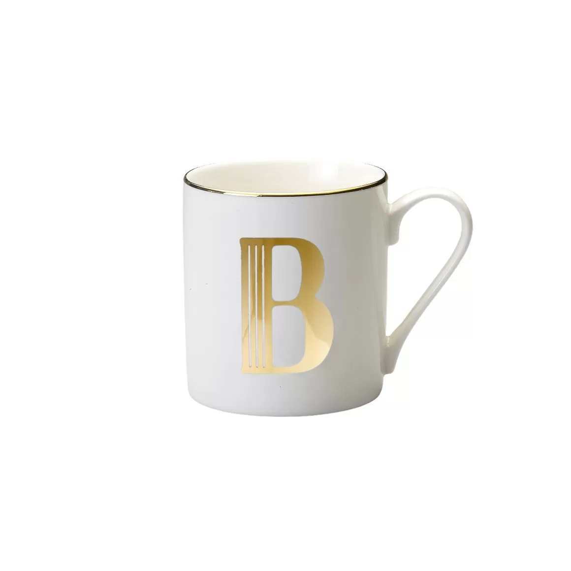 Tazze E Tazzine-Bitossi Home Mug Lettera B H 9,3 O 8,6 Cm Decalcomania Oro