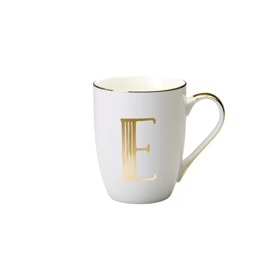 Tazze E Tazzine-Bitossi Home Mug Lettera E 10,3 O 8,2 Cm Decalcomania Oro