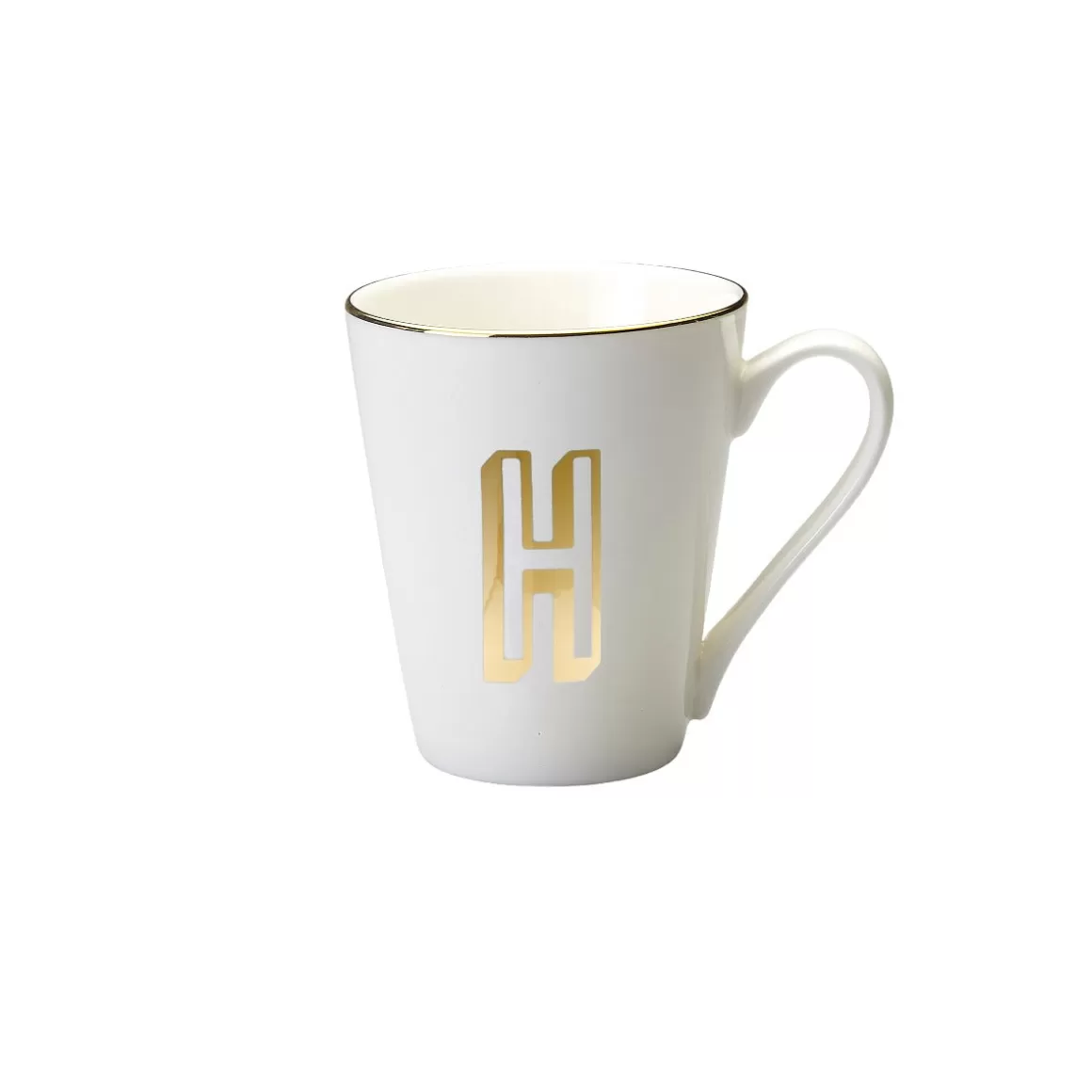 Tazze E Tazzine-Bitossi Home Mug Lettera H 10,3 O 8,7 Cm Decalcomania Oro