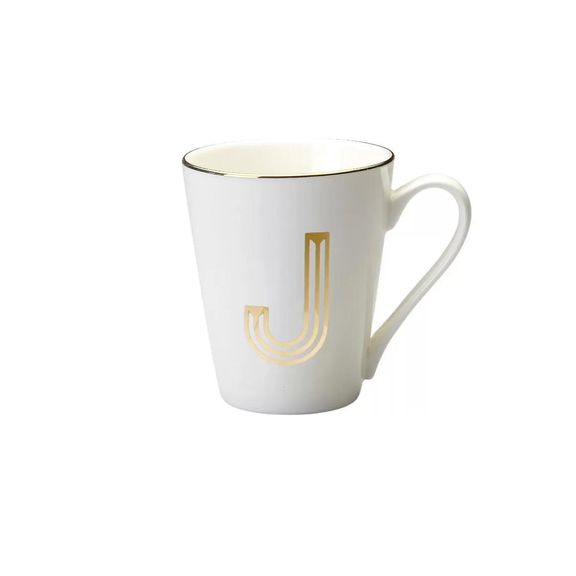 Tazze E Tazzine-Bitossi Home Mug Lettera J 10,3 O 8,7 Cm Decalcomania Oro