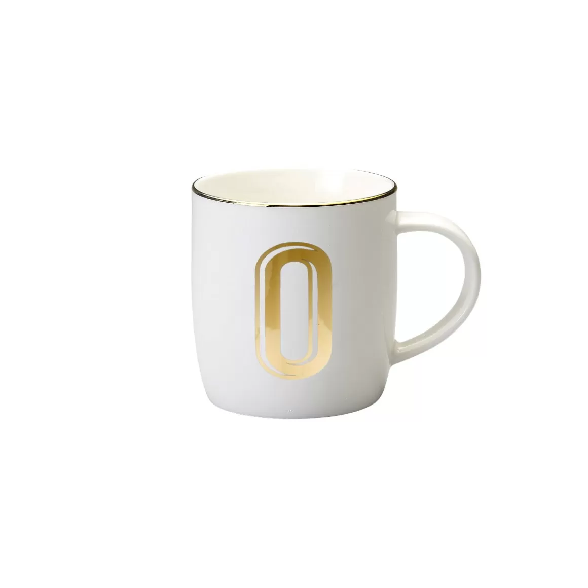 Tazze E Tazzine-Bitossi Home Mug Lettera O 8,6 O 9,2H Cm Decalcomania Oro