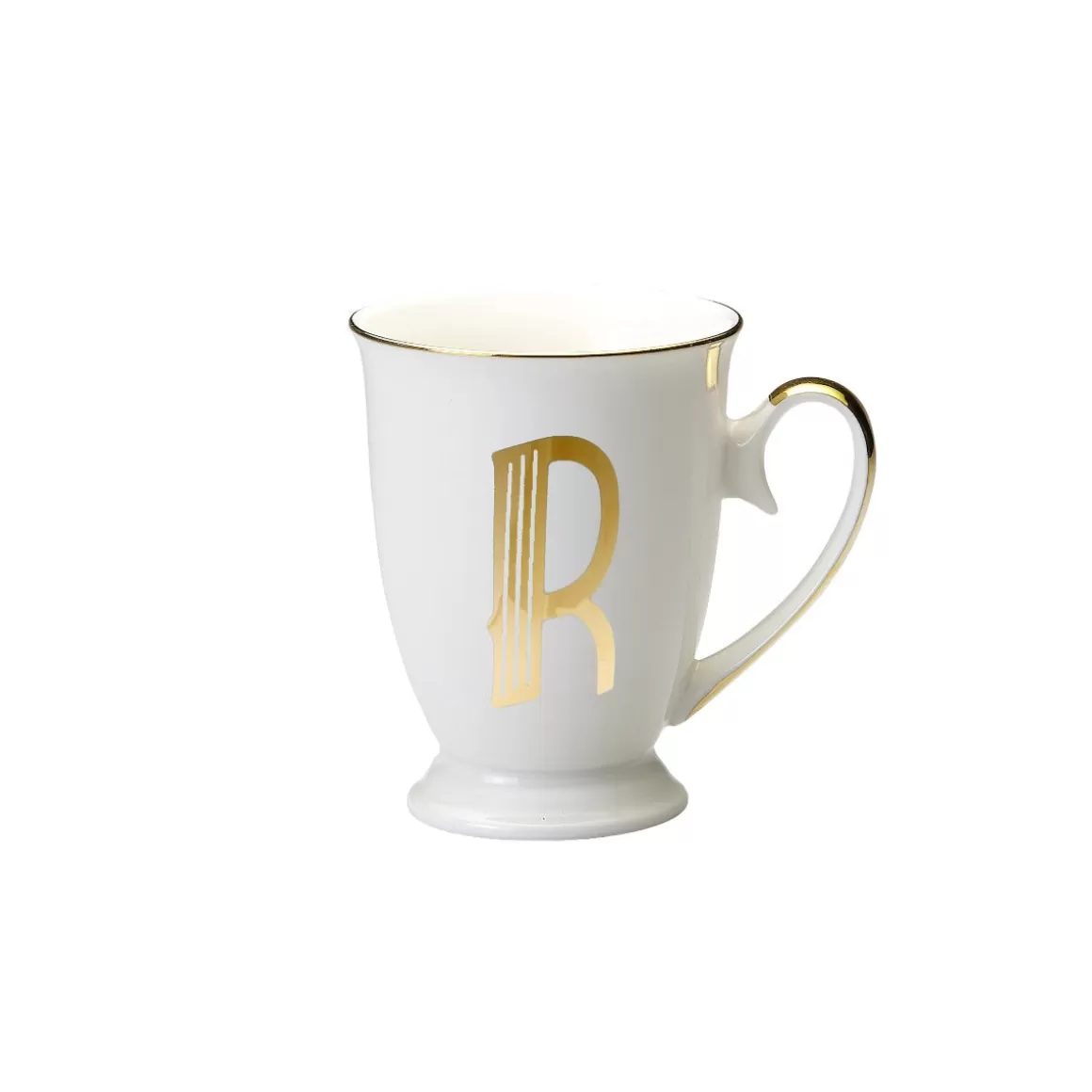 Tazze E Tazzine-Bitossi Home Mug Lettera R 11 O 8,7 Cm Decalcomania Oro