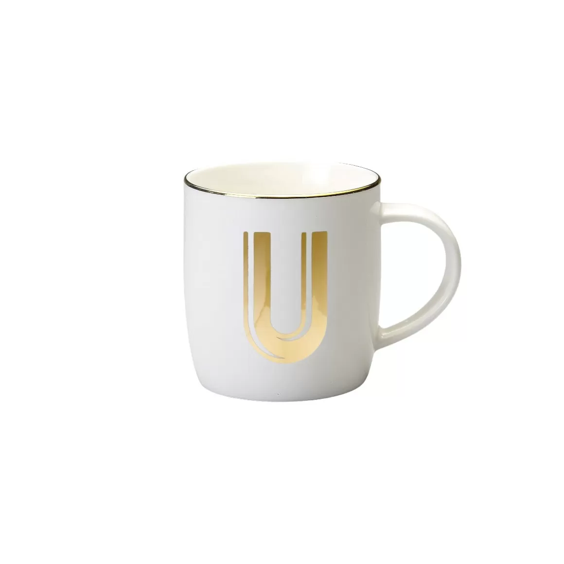 Tazze E Tazzine-Bitossi Home Mug Lettera U 8,6 O 9,2H Cm Decalcomania Oro