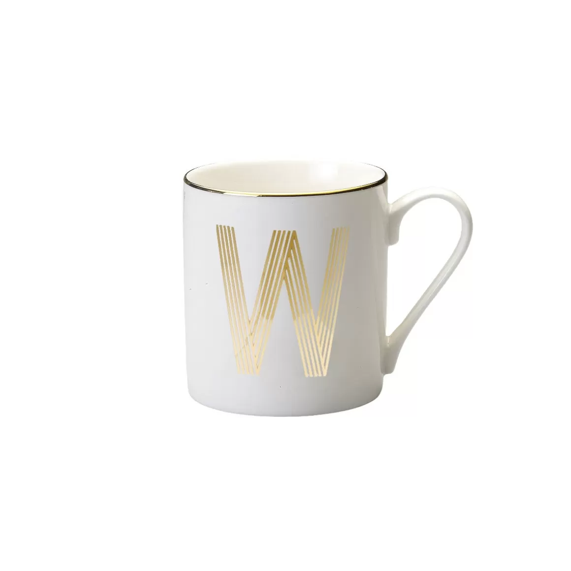 Tazze E Tazzine-Bitossi Home Mug Lettera W 9,3 O 8,6 Cm Decalcomania Oro