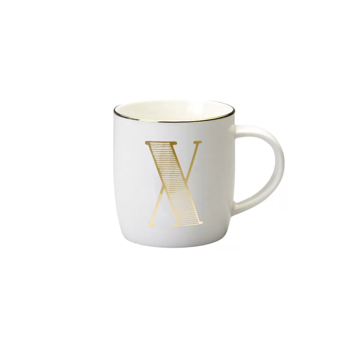 Tazze E Tazzine-Bitossi Home Mug Lettera X 8,6 O 9,2H Cm Decalcomania Oro