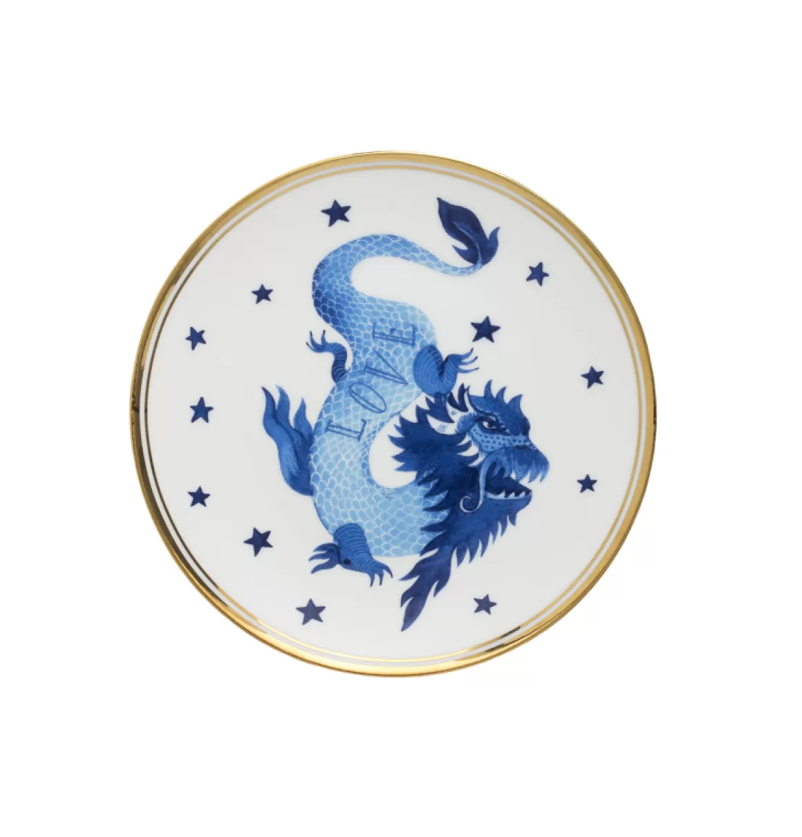 Piatti-Bitossi Home Piatto Drago Blu