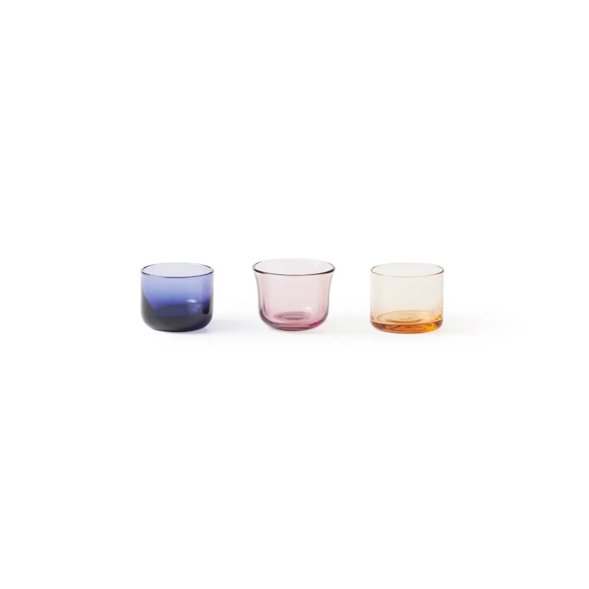 Accessori-Bitossi Home Set 3 Tea-Light Forme Assortite Porpora