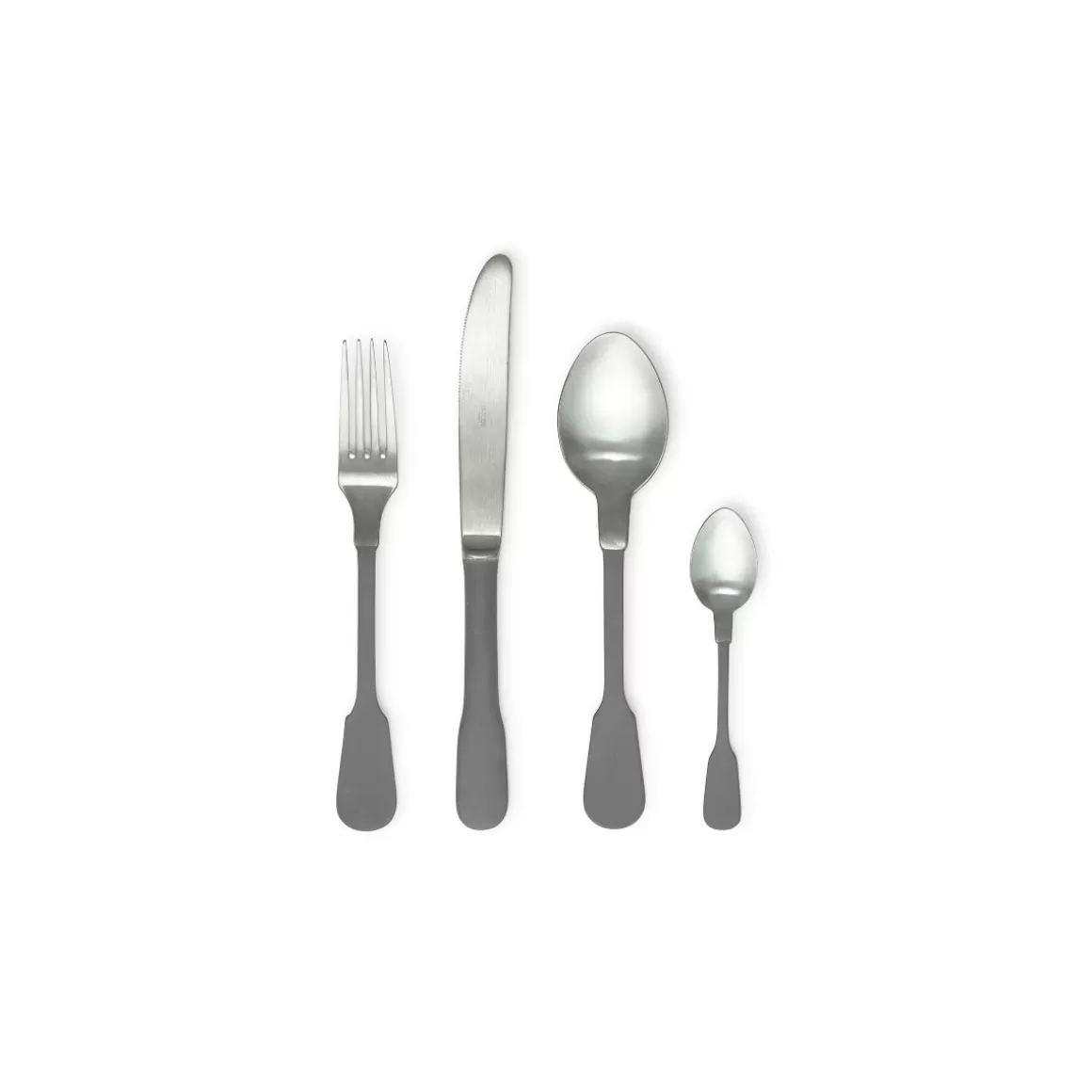 Posate-Bitossi Home Set 4 Pezzi Posate Grigio